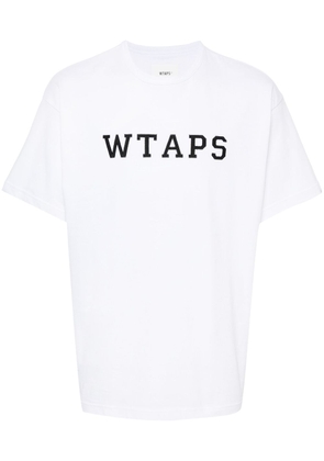 WTAPS logo-patches cotton T-shirt - White