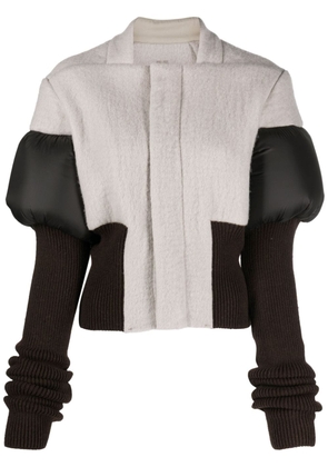 Rick Owens cropped panelled jacket - Neutrals