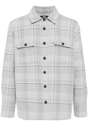 PAIGE Wilbur check-pattern jacket - Grey