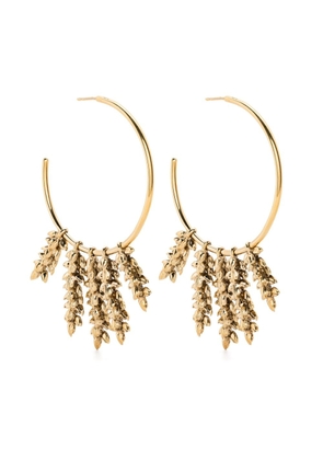 Aurelie Bidermann Wheat hoop earrings - Gold