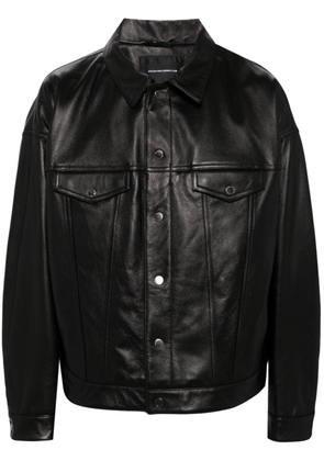 Stolen Girlfriends Club Oversized Leather Jacket - Black