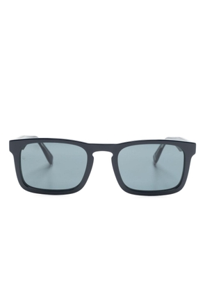 Tommy Hilfiger stripe-detailing rectangle-frame sunglasses - Blue