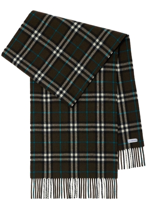 Burberry Vintage Check cashmere scarf - Black