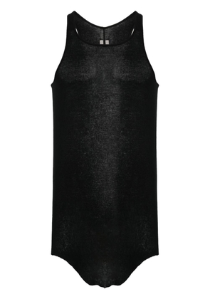 Rick Owens seam-detail cotton tank top - Black