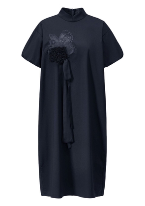 Shanghai Tang x Jacky Tsai Butterfly embroidered dress - Black