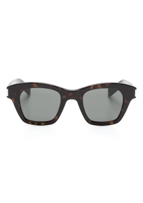 Saint Laurent Eyewear SL 592 square-frame sunglasses - Brown