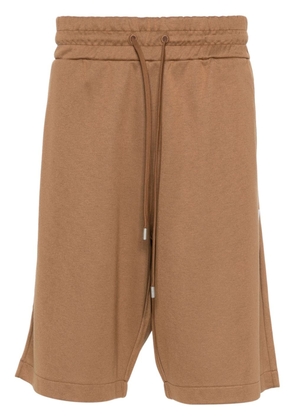 Lardini drawstring-waist track shorts - Brown