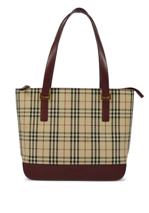 Burberry Pre-Owned 1990-2000s Vintage Check tote bag - Neutrals