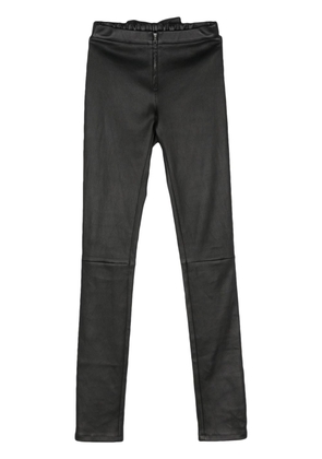 Manokhi Josie skinny leather trousers - Black