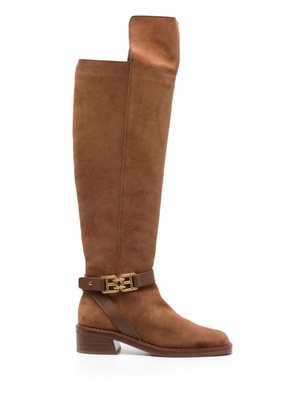 Bally Eloire suede long boots - Brown