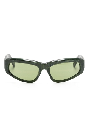 Retrosuperfuture Motore rectangle-shape sunglasses - Green