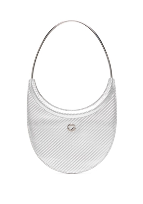 Coperni Ring Swipe leather shoulder bag - Silver