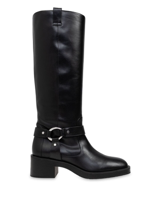 Stuart Weitzman Jax leather knee-high boots - Black