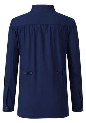 Shanghai Tang button-up cotton jacket - Blue