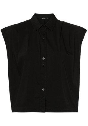 Transit poplin shortsleeved shirt - Black