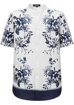 Shanghai Tang floral-print short-sleeve shirt - White