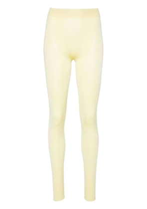 Fabiana Filippi high-waisted fine-knit leggings - Yellow