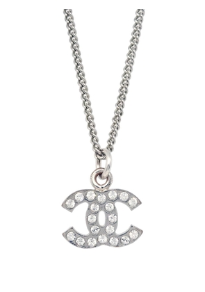 CHANEL Pre-Owned 2007 CC-pendant chain necklace - Silver