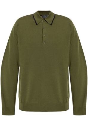 PS Paul Smith logo-embroidered polo shirt - Green