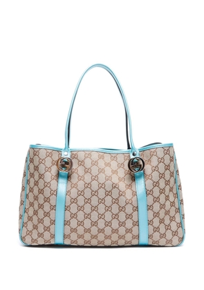 Gucci Pre-Owned Twins GG canvas tote bag - Neutrals