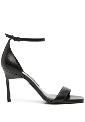 Calvin Klein 90mm leather sandals - Black