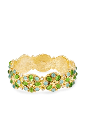 Kenneth Jay Lane crystal-embellished cuff bracelet - Gold