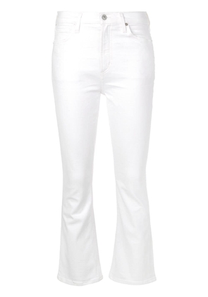 Citizens of Humanity cropped flared jeans - White