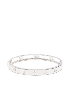 PONTE VECCHIO 18kt white gold Sirio diamond bangle bracelet