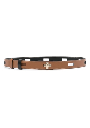 Lorena Antoniazzi reversible leather belt - Brown