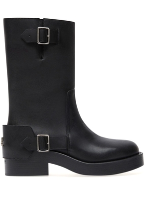 Courrèges Americana leather boots - Black
