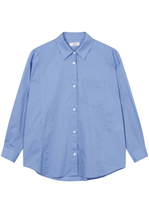 STUDIO TOMBOY classic-collar cotton shirt - Blue