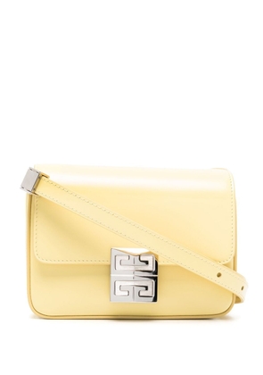 Givenchy logo-plaque leather shoulder bag - Yellow