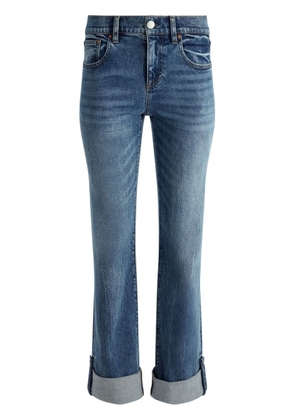alice + olivia Abilene low-rise cuffed jeans - Blue