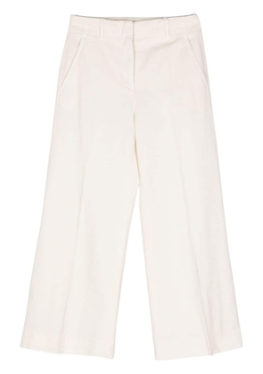 Incotex straight-leg cropped trousers - White