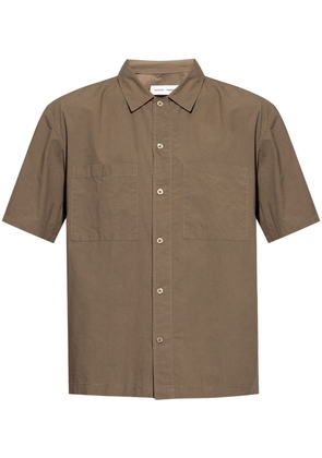 SAMSOE SAMSOE Saayo cotton shirt - Brown