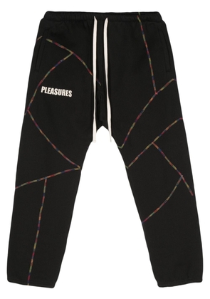 Pleasures Vein mid-rise track trousers - Black