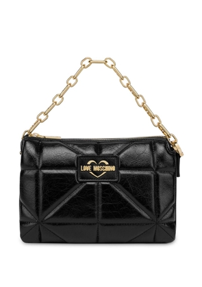 Love Moschino faux-leather cross body bag - Black