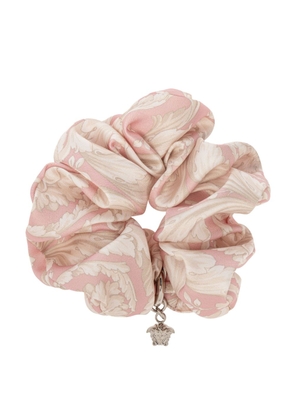 Versace Barocco print scrunchie - Pink
