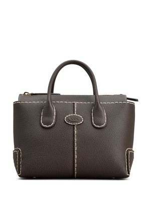 Tod's small Di leather tote bag - Brown