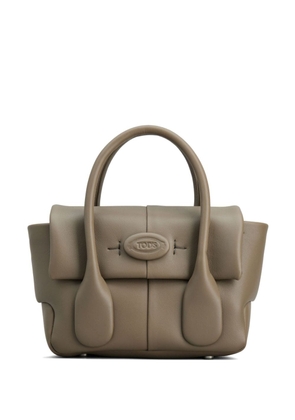 Tod's mini Di leather tote bag - Brown