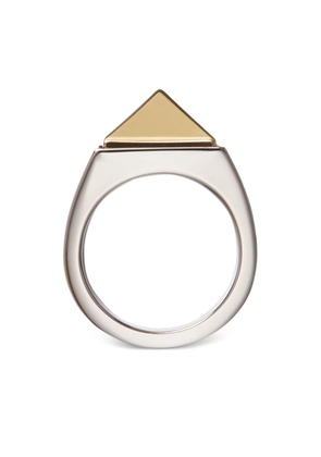 Valentino Garavani stud-design signet ring - Silver