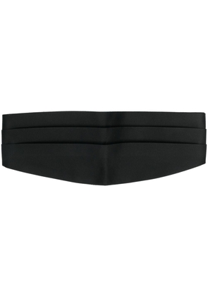 FURSAC layered silk belt - Black
