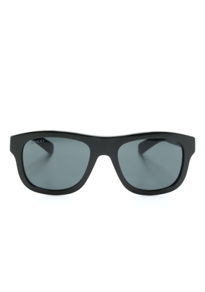 Gucci Eyewear logo-debossed wayfarer-frame sunglasses - Green