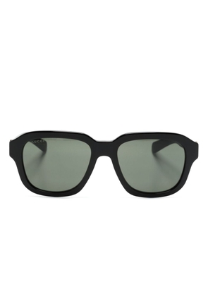 Gucci Eyewear logo-print oversize sunglasses - Black