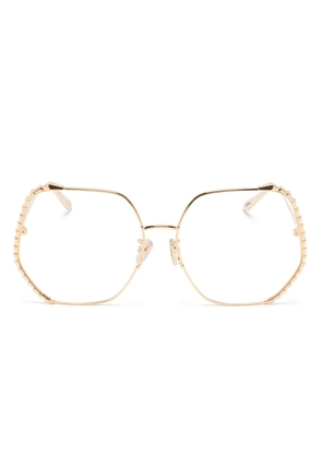 Bvlgari Serpenti oversize glasses - Gold