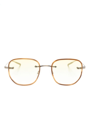 Barton Perreira Tyrone tortoiseshell square-frame sunglasses - Brown