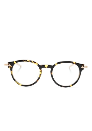 Barton Perreira Eugene tortoiseshell round-frame glasses - Brown