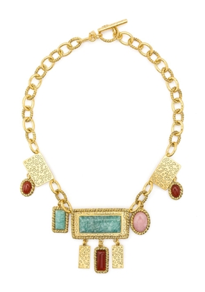 Aurelie Bidermann Malli multi-stone necklace - Gold