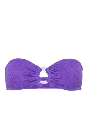 MC2 Saint Barth Yulia crinkled bikini top - Purple