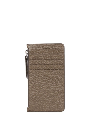 Maison Margiela four-stitch leather card holder - Brown